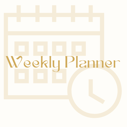 Wöchentliche Planner